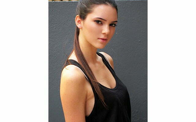 Kendall Jenner at the beginning of her contract with Wilhelmina Models