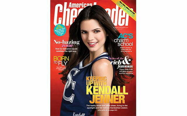 Appeared on the cover of American Cheerleader magazine