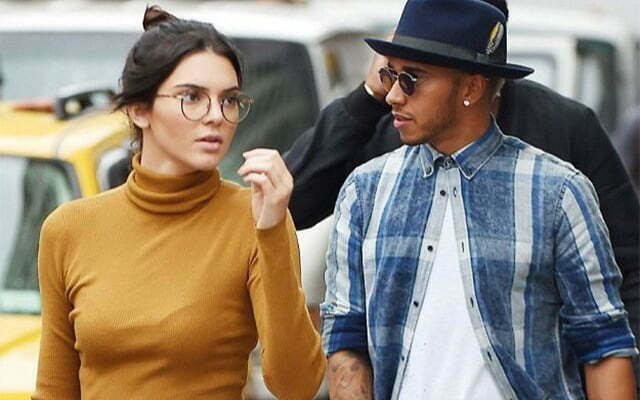 Kendall Jenner and Lewis Hamilton