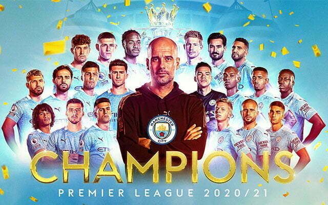 Man City - the champion of the Premier League season 2021-2022