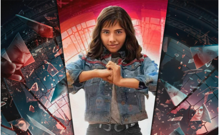 Xochitl Gomez as America Chavez, a young teenager with great strength