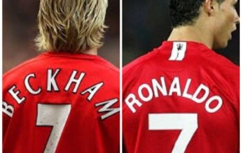 What David Beckham said about the number 7 on Ronaldo’s shirt