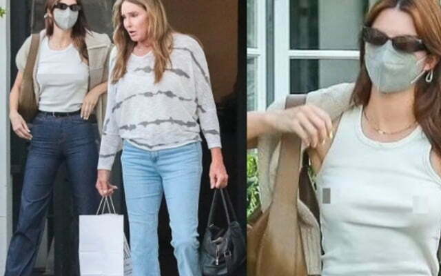 Kendall Jenner doesn't wear underwear to eat with dad 7 Supermodel's body lines and perfect figure