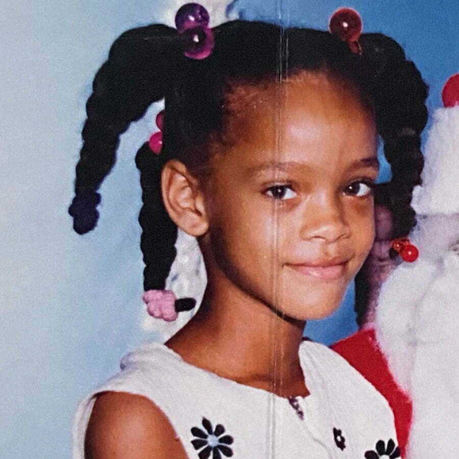 Robyn Rihanna Fenty as a child