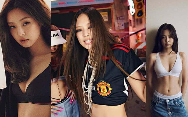 THE EFFECT OF JENNIE BLACKPINK WEARING MAN UTD
