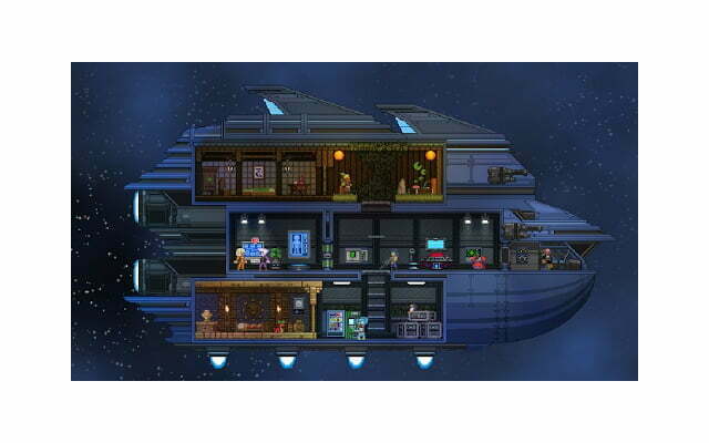 best survival games - Starbound and the spaceship