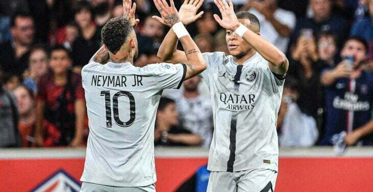 PSG: Controversy over Mbappe’s kick to let Neymar score