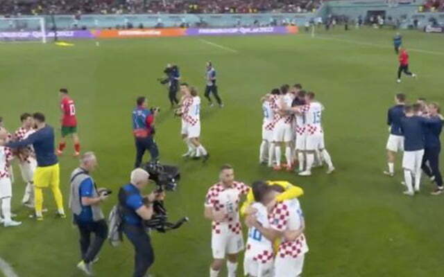 Do you think Croatia's post-match celebrations were embarrassing? 