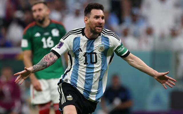 The Argentina captain broke Mexican hearts by scoring a stunning goal