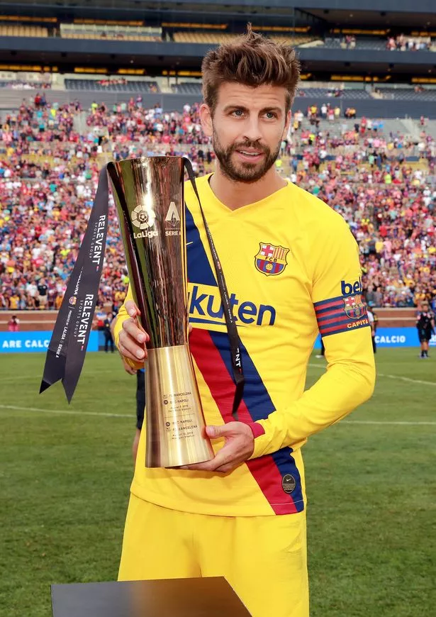 Gerard Pique's grandfather was Barcelona's president