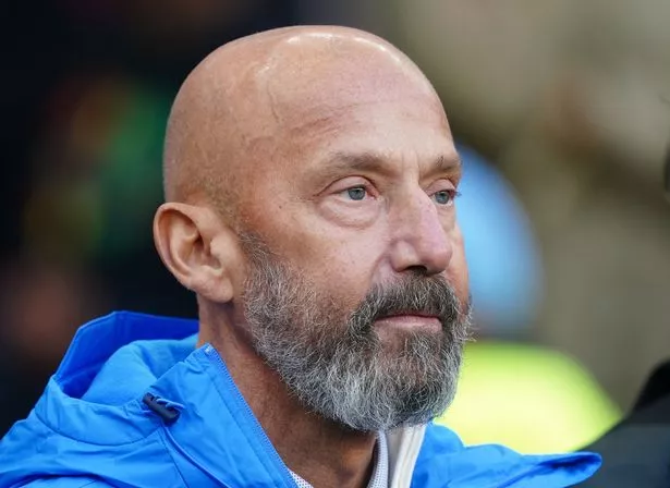 Vialli, pictured in December 2022