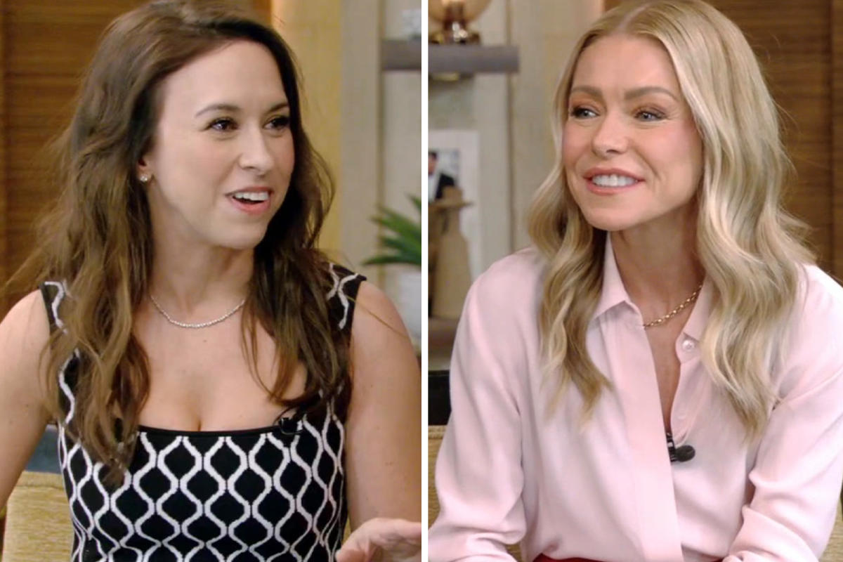 Lacey Chabert shares her experience working with Kelly Ripa in one of